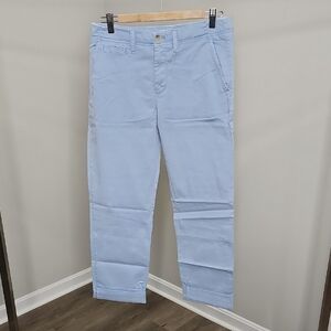 Banana Republic Sky Blue Chinos Size 4L Boyfriend Cut